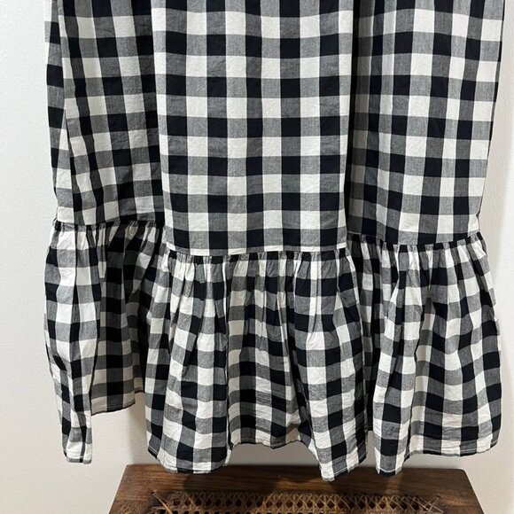 A New Day Buffalo Plaid Midi Sleeveless Dress with Smocked Waist [size M] - Picture 7 of 12